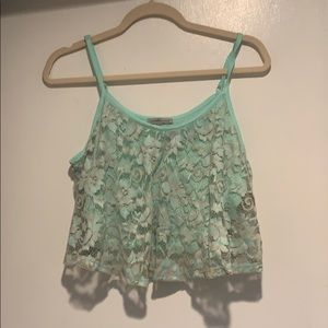 Lace crop top